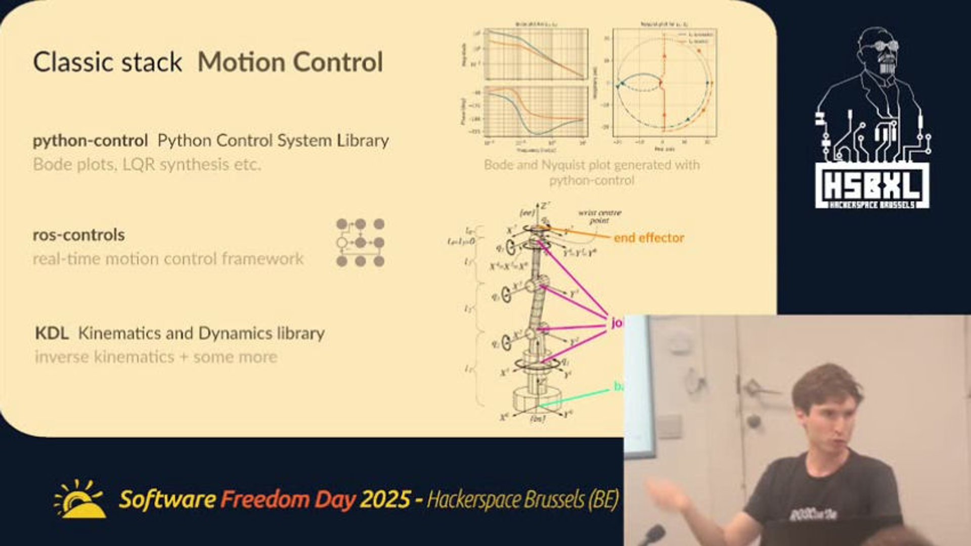Software freedom day @hsbxl - Free software in robotics: build your own autonomous systems (Arne Baeyens)